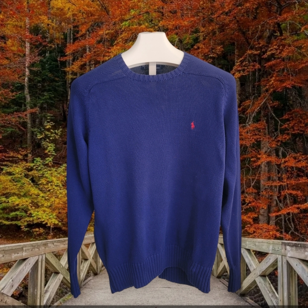 Ralph Lauren Blue Crewneck Sweater